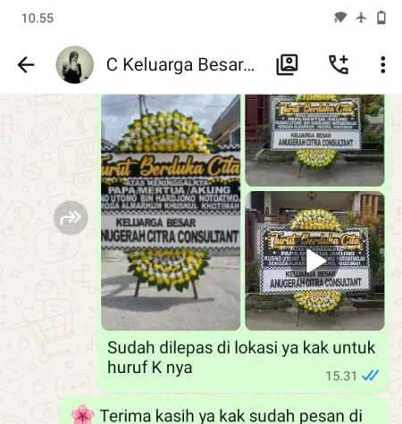 Pengiriman Papan Bunga Duka Purwodiningratan Jebres
